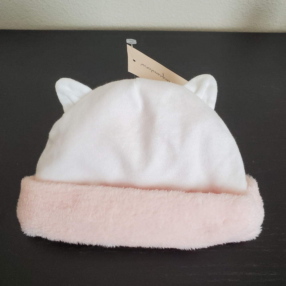 Baby girl cat hat 6 to 12m New